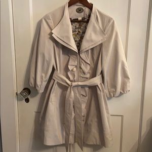 Anthropologie Idra trench coat